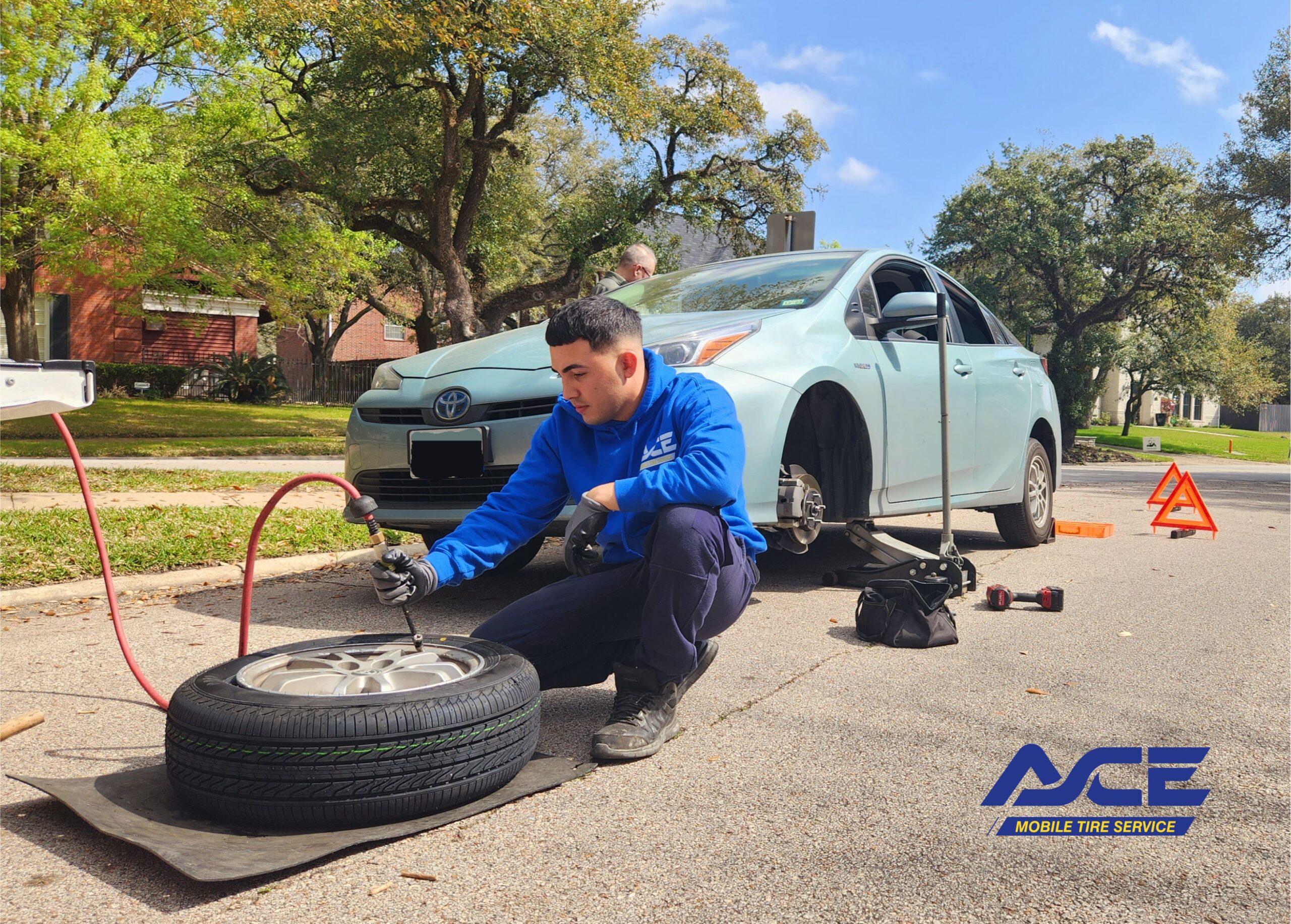 Mobile tire service